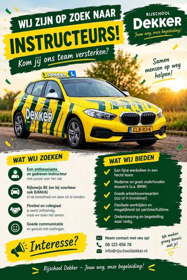 Auto en Motorrijschool Dekker